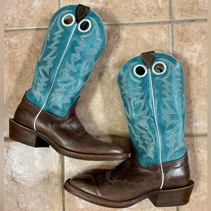 Bent Rail Justin Blue Boots Justin Bent Rail Woman´s Dark Brown - Main Image